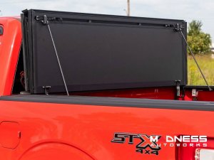 Ford F-150 Bed Cover - Tri-Fold - Flip Up - Hard Cover - 5'7" Bed